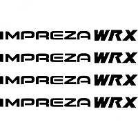 Набор виниловых наклеек на ручки авто - Impreza WRX (4 шт.) Subaru