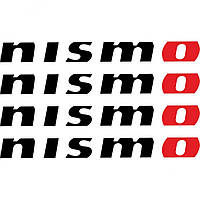 Набор виниловых наклеек на ручки авто - Nissan Nismo (4 шт.)