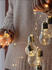 Новорічна гірлянда з лампочками Едісона RD-9010 75 LED 2.5 м Белый 220v M