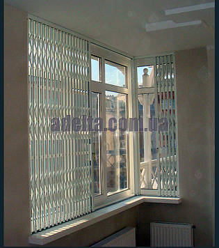 Решітки розсувні вікна Шир.2200*Вис.1950мм