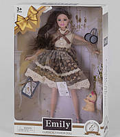 Кукла Эмили Emily с питомцем 30 см.