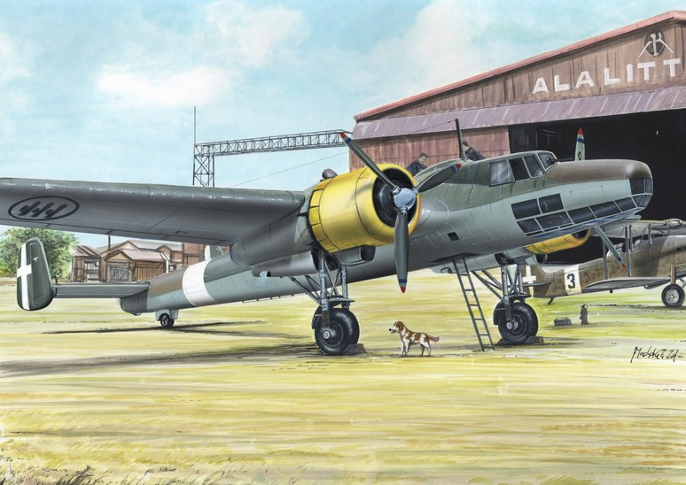Пластикова модель 1/72 RS models 92030 Німецький двомоторний літак Dornier Do 17 K