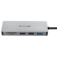 Хаб зовнішній Grand-X SG-512 Silver (SG-512)