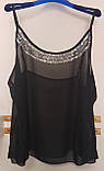 Святкова чорна туніка з вишивкою і нижнім топом 62-64 Giani Forte, фото 9