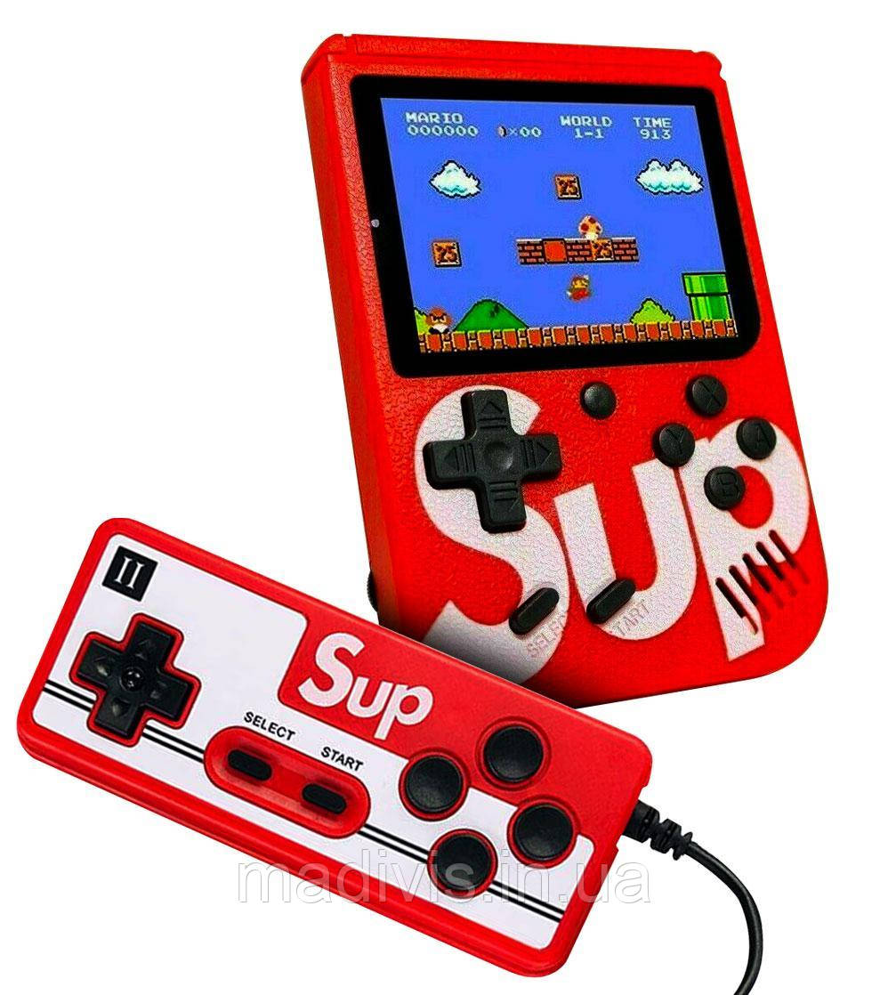 Портативна ігрова ретроприставка SUP Game Box + 2-й джойстик 400 ігор Dendy 8bit SUP Game Box Red. БЕЗ ЗВУКА