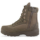 Берці тактичні Mil-tec Tactical Boots with YKK Zipper Brown 12822109, фото 2