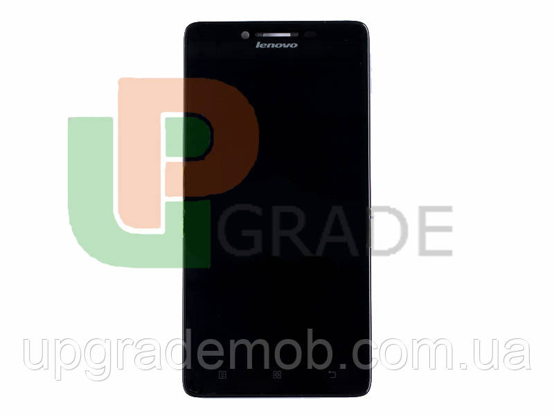 Дисплей Lenovo A6000/K3 K30-T/K30-W з тачскріном модуль сенсор, чорний, в рамці