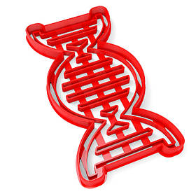 Вирубка для пряників Молекула ДНК 11*9,8 см (3D)