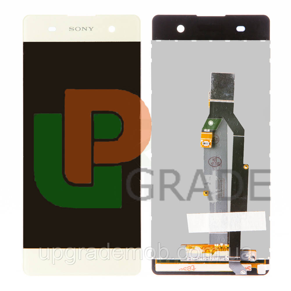 Дисплей Sony F3111 Xperia XA/F3112/F3113/F3115/F3116 тачскрин модуль золотистый Lime Gold