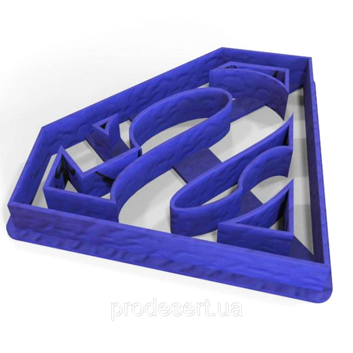 Вирубка для пряників Супермен 9*11 см (3D)