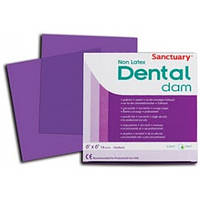 Кофердам без латексу (Non Latex Dental Dam), пурпурний, середній (medium) 15 шт.