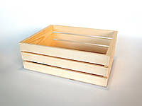 Ящик деревянный некрашеный, 40х30х15 см
