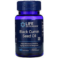 Масло семян черного тмина Life Extension "Black Cumin Seed Oil" 500 мг (60 гелевых капсул)