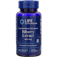 Экстракт черники Life Extension "Standardized European Bilberry Extract" 100 мг (90 капсул)