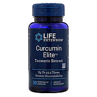 Экстракт куркумы Life Extension "Curcumin Elite Turmeric Extract" быстроусваиваемый, 500 мг (30 капсул)