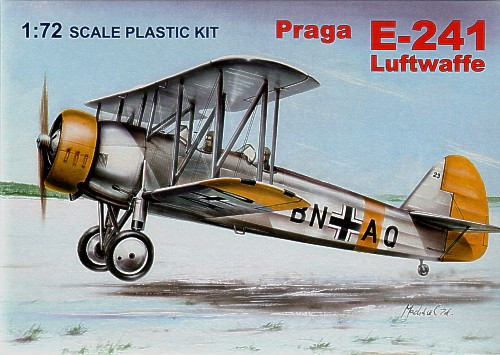 Пластикова модель 1/72 RS models 92047 Чехословацький літак Praga E-241 Luftwaffe
