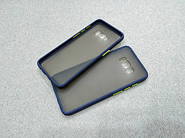 Матовий протиударний чохол для Samsung Galaxy S8 синій