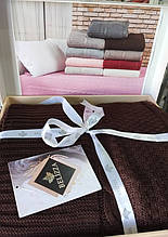 Коричневий в'язаний плед, Belizza, Туреччина