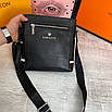 Чоловіча шкіряна сумка через плече Versace, фото 3