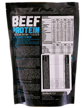 Яловичий протеїн BioTech BEEF Protein 500 г Ваніль-кориця, фото 3