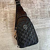 Шкіряна нагрудна сумка-слінг Louis Vuitton, фото 2