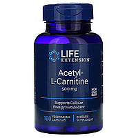 Ацетил L-карнітин Life Extension "Acetyl-L-Carnitine" 500 мг (100 капсул)