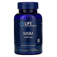 Метилсульфонилметан Life Extension "MSM" 1000 мг (100 капсул)