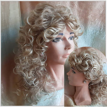 Перука довгий кучерявий медовий блонд ROXIE-27Т613