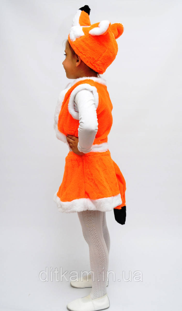 Детский карнавальный костюм Лисички (коричневая) - фото 3 - id-p374800976