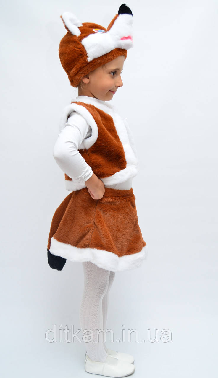 Детский карнавальный костюм Лисички (коричневая) - фото 8 - id-p374800976