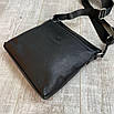 Чоловіча шкіряна сумка Armani Армані, фото 3