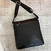 Чоловіча шкіряна сумка Armani Армані, фото 2