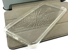 Чехол для Huawei Y6 Prime 2018, Honor 7a накладка противоударный Diamond Silicon Younicou Shine прозрачный, фото 3