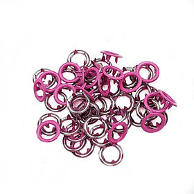 Кнопка Baby трикотажна 9,5 мм Туреччина колір малиновий (50 шт. в пакованні)