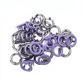 Кнопка Baby трикотажна 9,5 мм Туреччина колір фіолетовий (50 шт.)