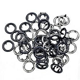 Кнопка Baby трикотажна 9,5 мм Туреччина колір чорний (50 шт. у пакованні)