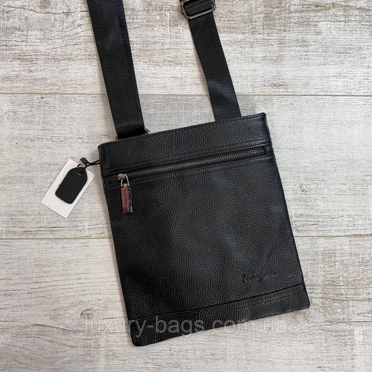 Чоловіча шкіряна сумка через плече Salvatore Ferragamo