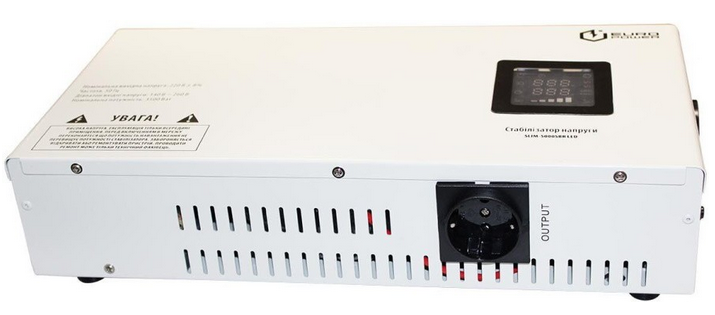 Стабилизатор напряжения релейный настенного монтажа Europower SLIM-5000SBR LED, 5000VA 4500W, 140-270V - фото 2 - id-p1286210889