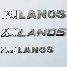 Букви "LANOS"
