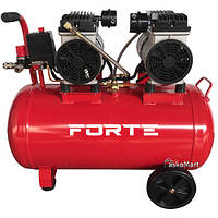 Компресор 50л, 1.8 кВт, повітряний, безмасляний, Forte COF-2/50 (104092)