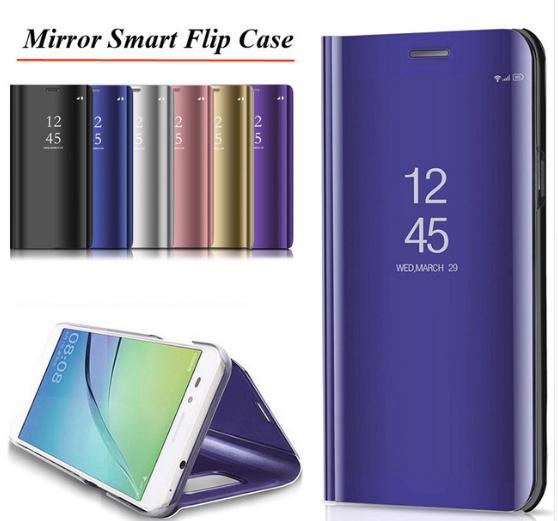Комплект скло на дисплей + Дзеркальний розумний Smart чохол-книжка для Huawei Honor 8X / Скла /