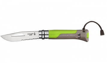 Нож складной Opinel №08 Inox Outdoor Terre/Vert (001578)