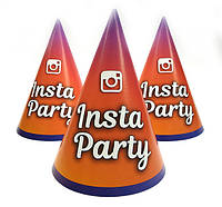 Колпачки "Инстаграм/Instagram Party" (поштучно) карнавальные