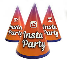 Ковпачки "Instagram/Instagram Party" (поштучно) карнавальні