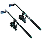 Рибальський набір 2 спінінги Reflex 2.40 м. + чехол, фото 2