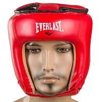 Шолом боксерський Everlast, для боксу Червоний, L