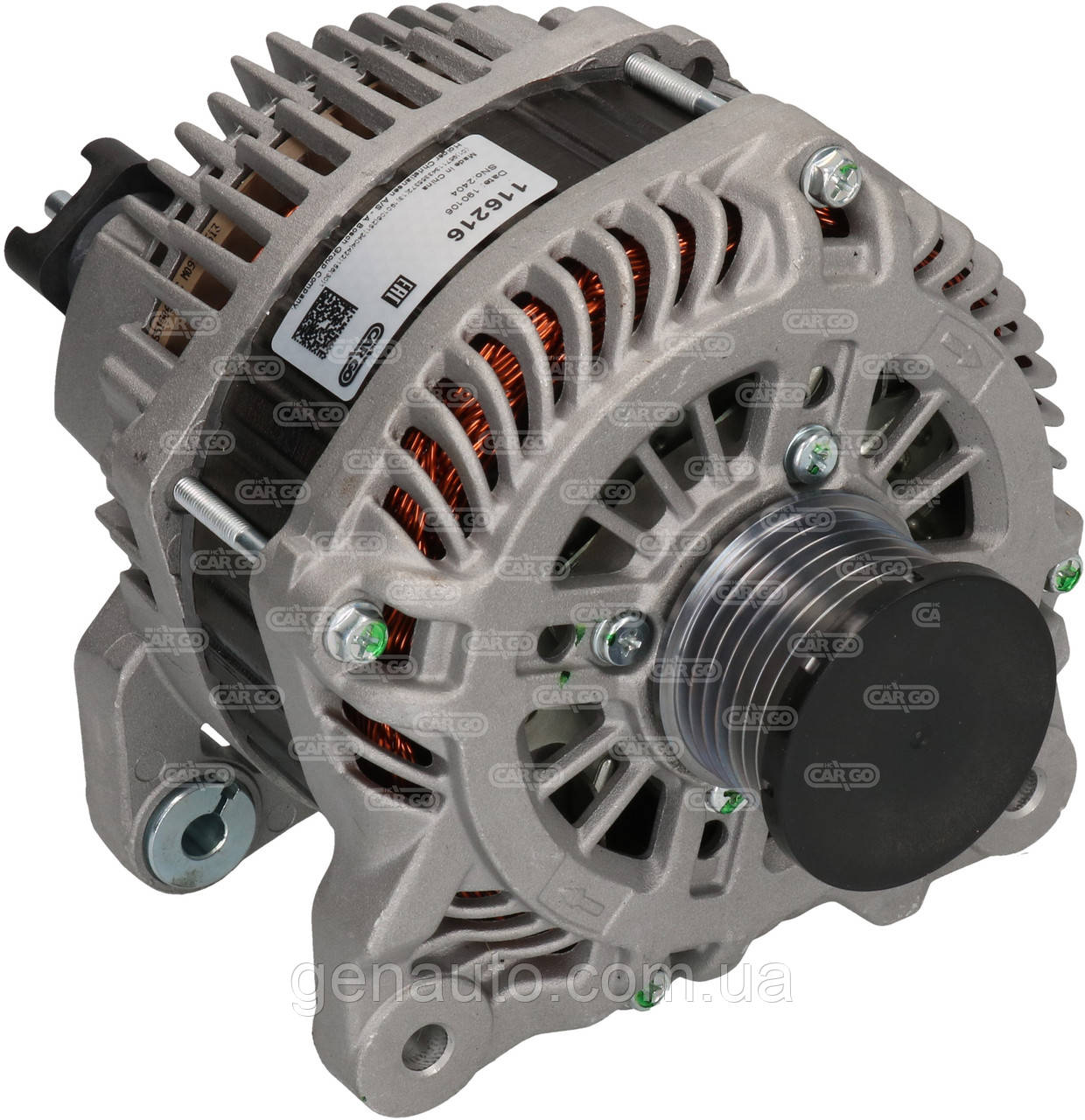 Генератор Рено Меган 3, Сценік 3, Латітьюд, Еспейс 2.0, 3.0 dCi 2007-2019 210A A004TJ0282ZE відновлений