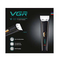 Машинка для стриження волосся VGR V021 акумуляторна портативна