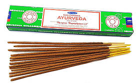 Натуральні аромапалики Ayurveda (Аюрведа) (15 gms) (Satya) Масала пахощі
