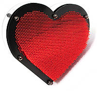 Пинарт "Сердце" красный, генератор скульптур 3 D (22,5х20х4,5 см)